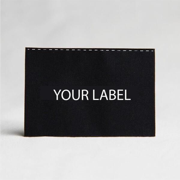 We sew your supplied labels in for you. Thumbnail